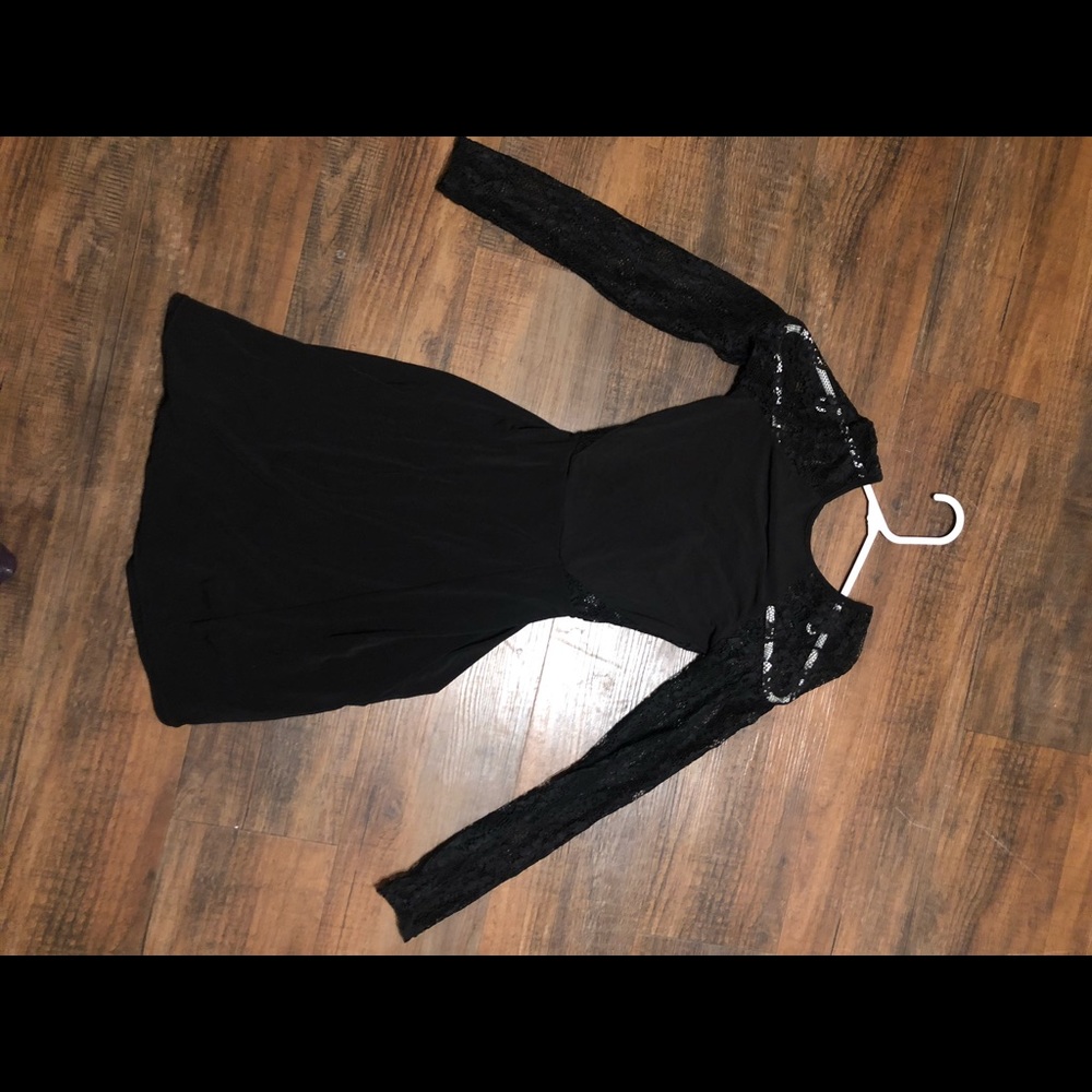Black h&m lacy dress
